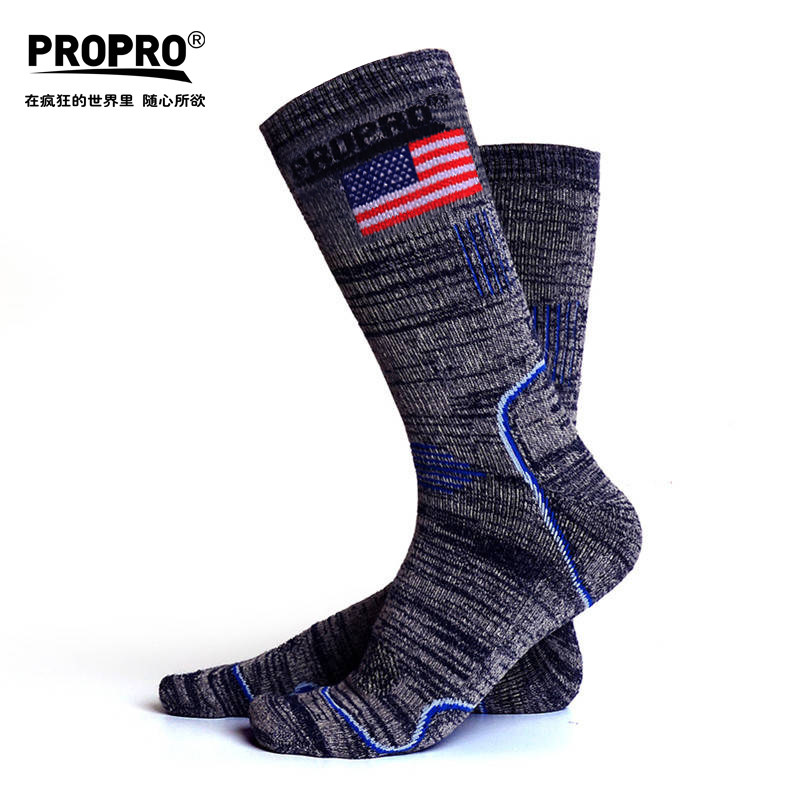 PROPRO ski sports socks for men and women thickened warm breathable and comfortable mid-length ski equipment ski socks