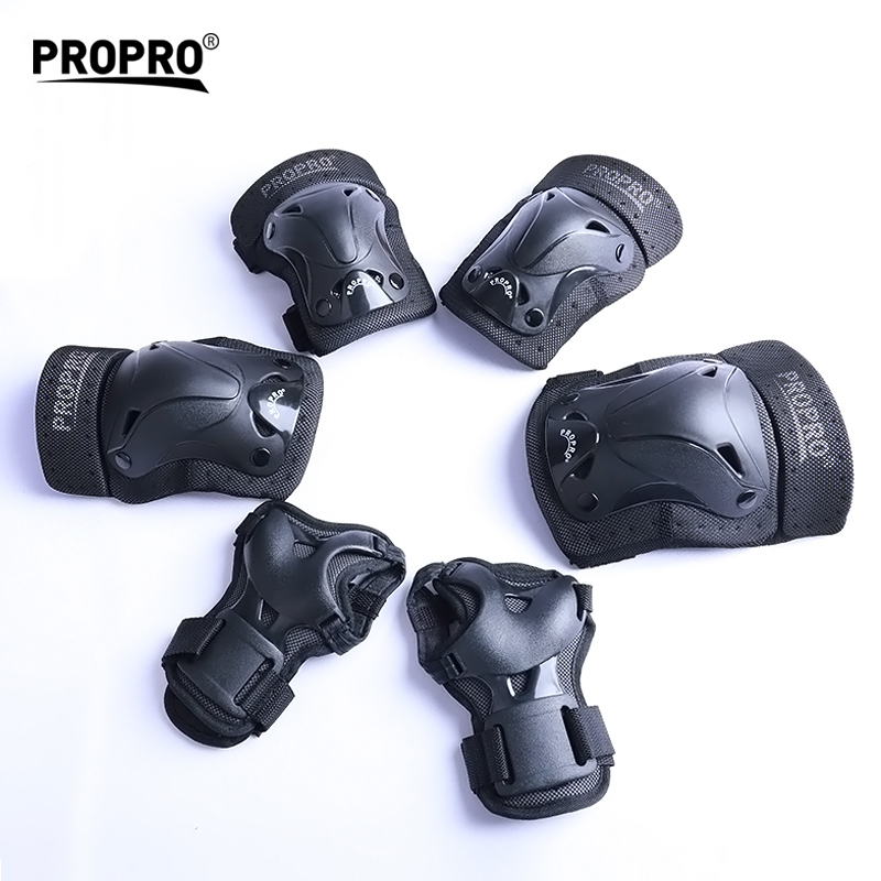 Propro sports protector knee pads children's roller skating protector adult roller skate scooter pulley knee pads elbow pads