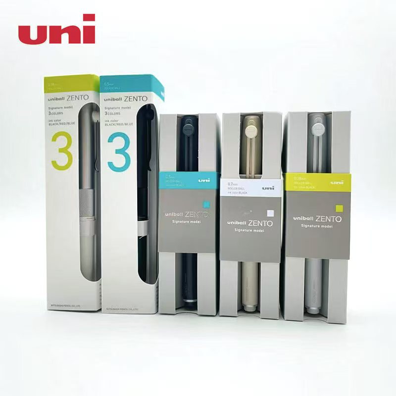 Japan's Uni Mitsubishi Uniball Zento Series Small Thick Core Magnetic Metal Rod 0.38/0.5mm Gel Pen