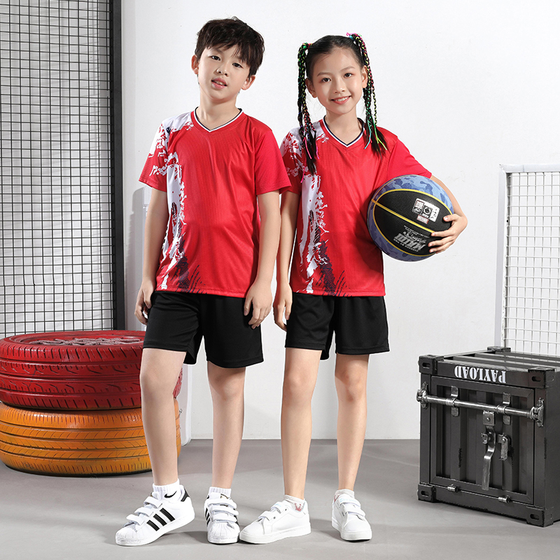 Badminton Suit Children Sports Suit Girls Table Tennis Training Clothing Speed Dry Jersey Boy Short Sleeve Custom Team Clothing-Taobao