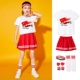 T101 White Top+Q01 Красная Юбка-Фемляя [Отправить 5 штук набор]