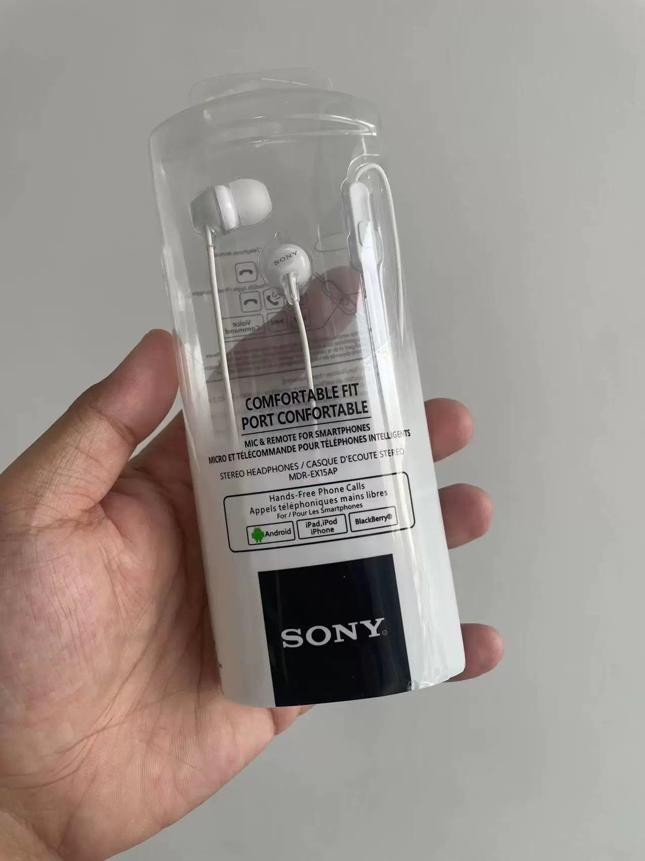 Sony/ MDR-EX15AP EX15LP 255AP внутриканальные наушники с тяжёлым басом стерео