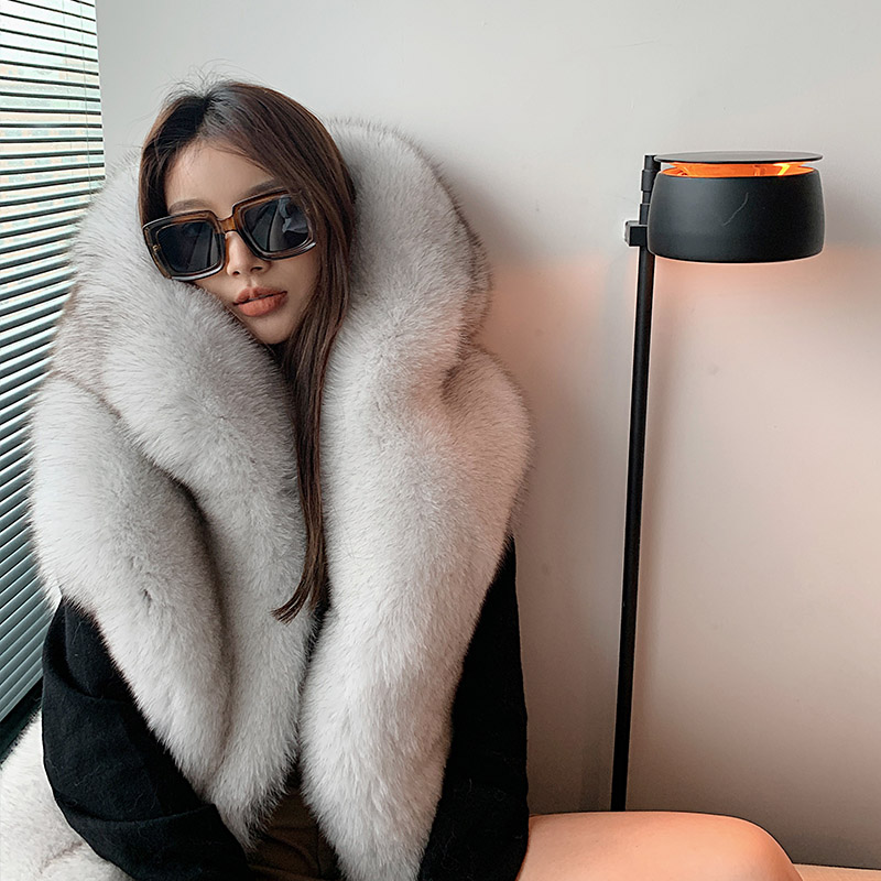Finnish crown grade Saga fox fur young fur vest 2022 autumn and winter new fashion real fur coat women