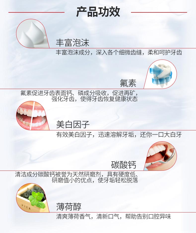 日本原产 狮王 美白牙膏 150g*6支 亮白清新口气 图5