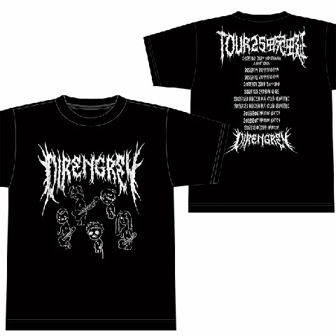 11/17截止DIR EN GREY【TOUR25蜿蜒TシャツB】T恤FC限定a knot