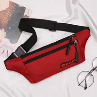 Красная поясная сумка