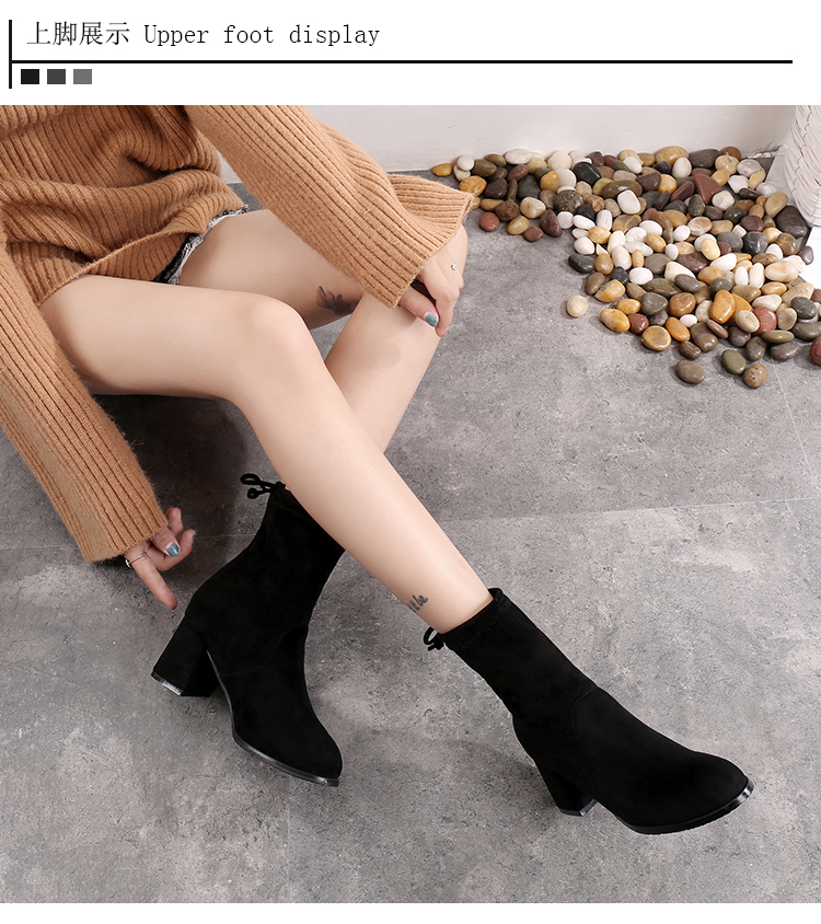 Bottes mi-saison femme OTHER   en Caoutchouc - Ref 3249477 Image 8