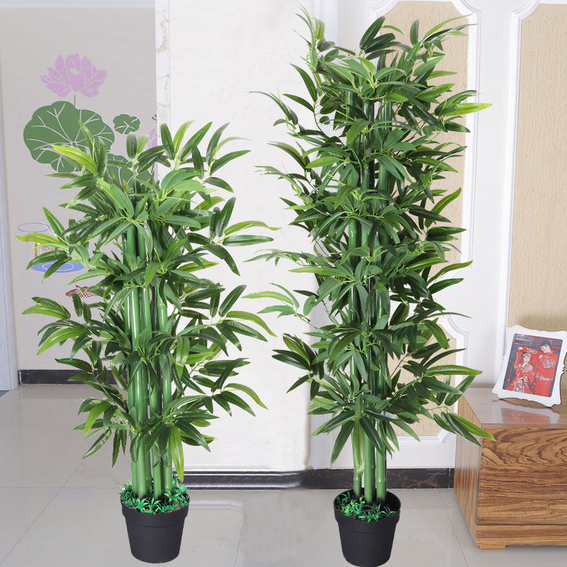Simulation fake bamboo lucky bamboo indoor restaurant outdoor screen decoration partition landscaping simulation plant potted bonsai