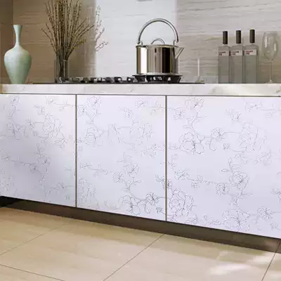 Waterproof and oil-proof integral cabinet refurbished sticker kitchen self-adhesive sheet moisture-proof and mildew-proof household protection integral cabinet door