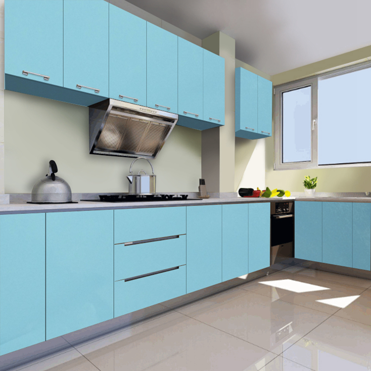 Overall cabinet decoration Outer stickers Full post Renovation Nordic Fridge Renovated Air Conditioning Cabinet Hanging waterproof and anti-oil self-adhesive sticker