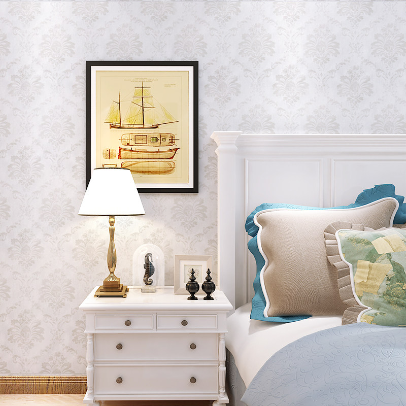 Thickened living room room self-adhesive wallpaper waterproof moisture-proof waterproof flat wall stickers background bedroom warm wallpaper dormitory