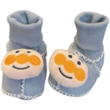 Хлопковая обувь и носки для новорожденных 0-3-6-89 месяцев, для маленьких мальчиков и малышей, бархатная мягкая подошва, нескользящая теплая осенне-зимняя обувь
