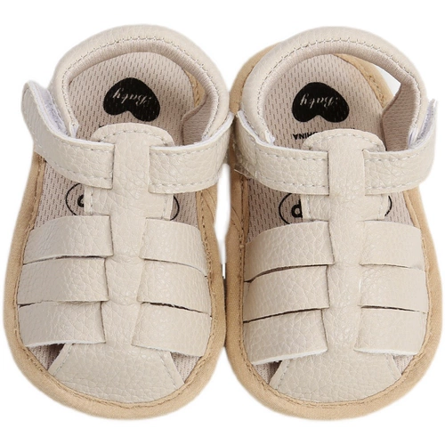 Летняя детская нескользящая обувь для новорожденных для раннего возраста, дышащие сандалии, 0-1 лет, 6-9 мес., мягкая подошва