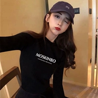 Черные буквы 4 Обычная длина одежды