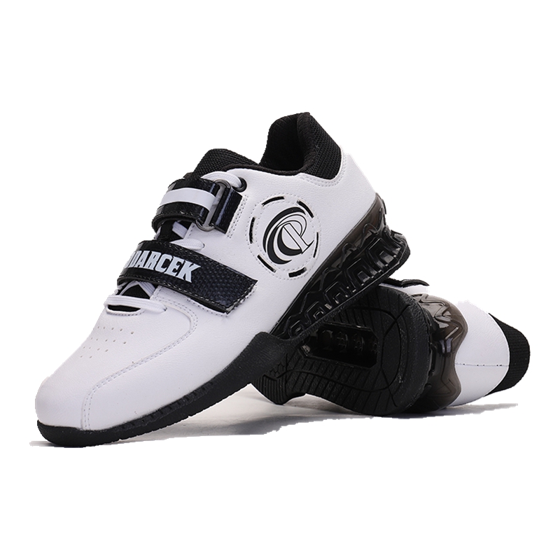 Weightlifting Shoes Deep Squatting Shoes Men Strength Training Shoes Fitness Room Special Hard Pull Fitness Shoes Indoor Non-slip Sneakers