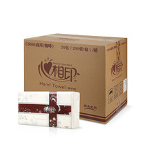 Heart phase print rubbing hand paper CS005 triple fold fit 200 sheets of toilet paper pumping paper towels kitchen grazed dual-use paper