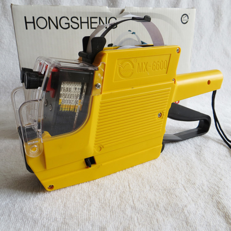 Double-row 10-position MX-6600 beating price machine double-row code machine double-row list price machine mark machine for price shooting