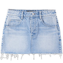 Miss Sixty2024 new summer denim skirt for women deconstructed design retro niche skirt