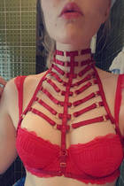 Hot stage performance elastic sling female nightclub ds princess elastic body bondage belt female clothing all-match