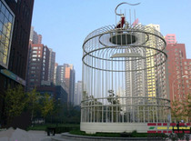 European decorative iron birdcage Park extra-large bird cage large outdoor Birdcage Pavilion landing Birdcage