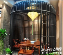Iron Birdcage decoration extra-large bird cage hot pot restaurant bird cage stand outdoor large large bird cage giant