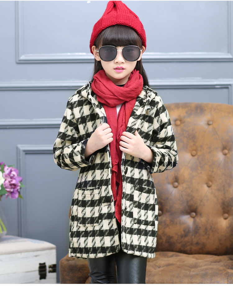 Manteau pour fille en laine - Ref 2162070 Image 13