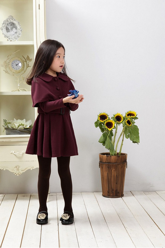 Cape pour fille en laine - Ref 2156590 Image 7