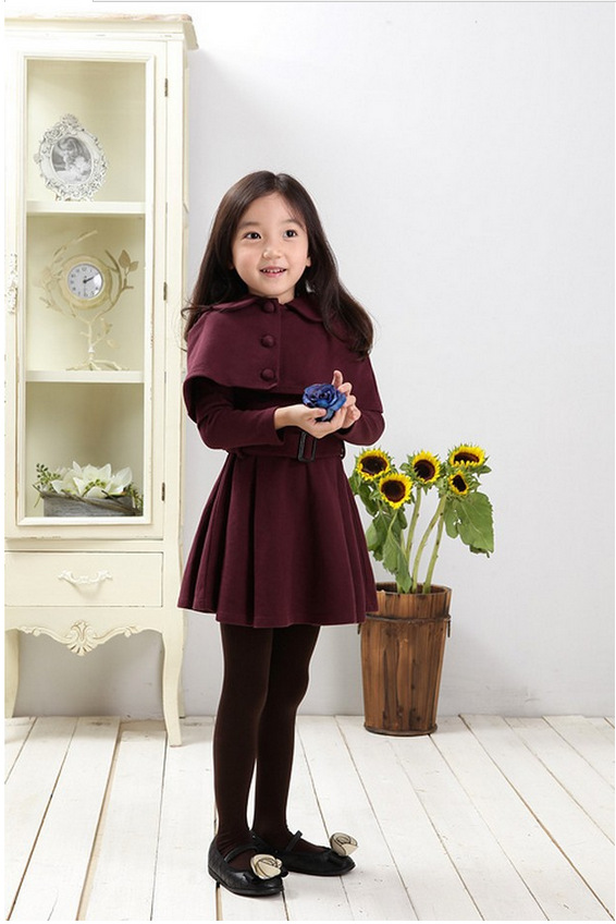 Cape pour fille en laine - Ref 2156590 Image 6