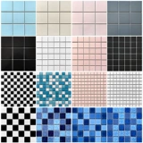 Бассейн, мозаика, синяя головоломка