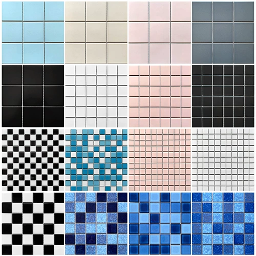 Бассейн, мозаика, синяя головоломка