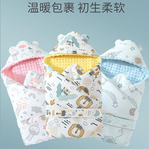 Newborn baby cuddle with autumn and winter thickened pure cotton bag by first birth baby supplies Spring and autumn maternity ward package single out