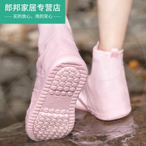 Rain shoe covers waterproof non-slip rain-proof rain-proof household thickening belt wear-resistant bottom silicone male adult childrens water shoes women