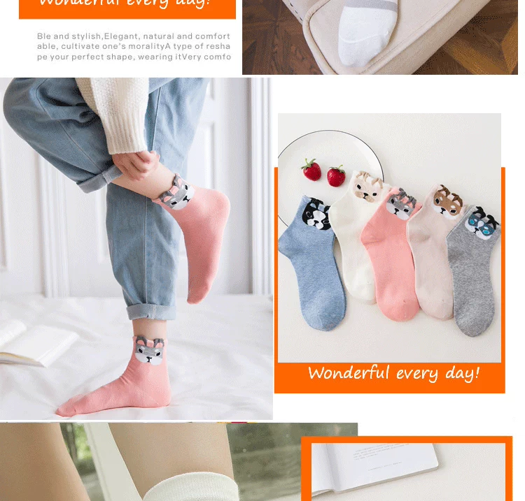 [Mua một nhóm để gửi một nhóm] Vớ nữ thấp để giúp miệng nông sinh viên vớ cotton cotton dễ thương vớ nữ