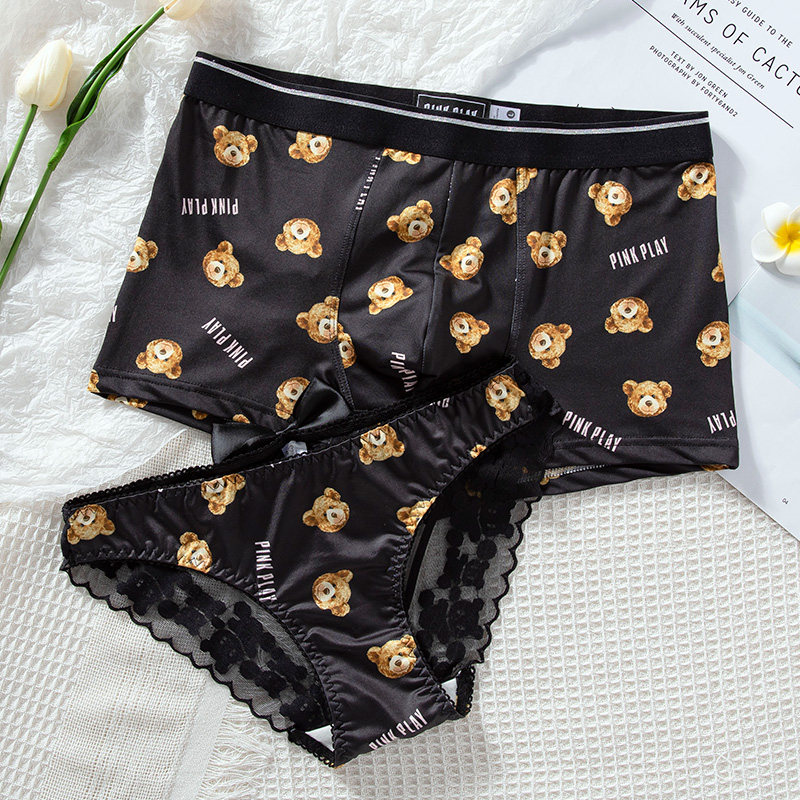 North Orange Lovers Briefs Passionate Apostle Summer Lovers FUN CARTOON MEN AND WOMEN LINGERIE CUTE LACE SUITS