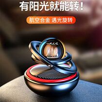 Solar Rotation On-board Perfume Aluminum Alloy Interstellar Suspension Photo-Catalyst Car Perfume Pendulum-mounted Incense Smoke