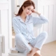 Mùa xuân và mùa thu ít phụ nữ đồ ngủ dài tay nữ mùa đông cotton phù hợp với phiên bản mới của Hàn Quốc đồ bộ dài tay mặc nhà