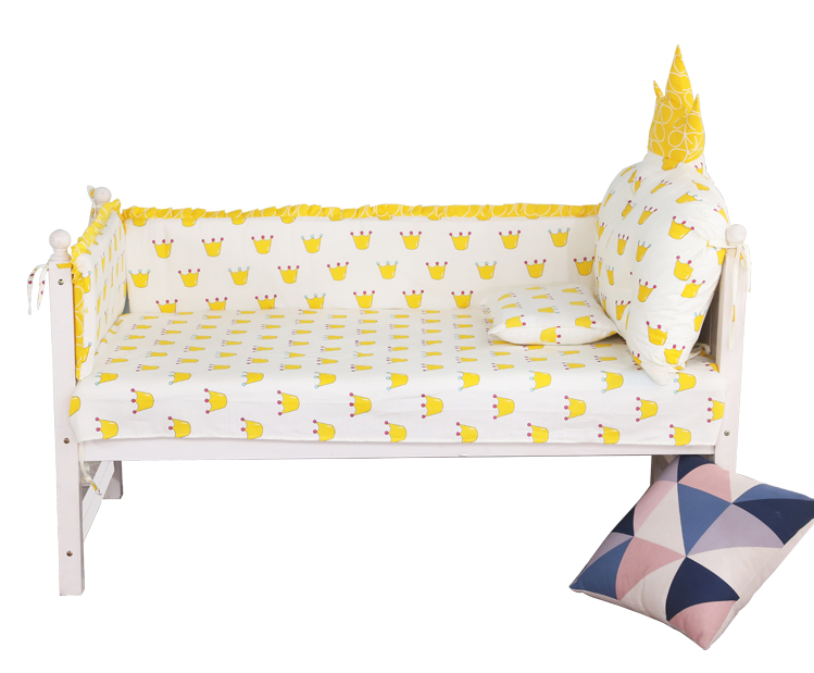 Crib splicing bed cushions Cushions Surround the baby fence bed circumference Soft bag bedside leaning against newborn Anti-collision pure cotton stoppers-Taobao