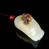 Huanglong Jade Pendant Mens Contentment Pendant Natural Jade Raw Stone Small Jade Pendant Special Price Spider