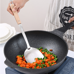 【禾易】家用木柄不锈钢锅铲厨具