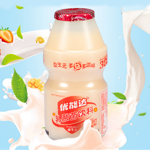 【优能达】益生元乳酸菌饮品20瓶