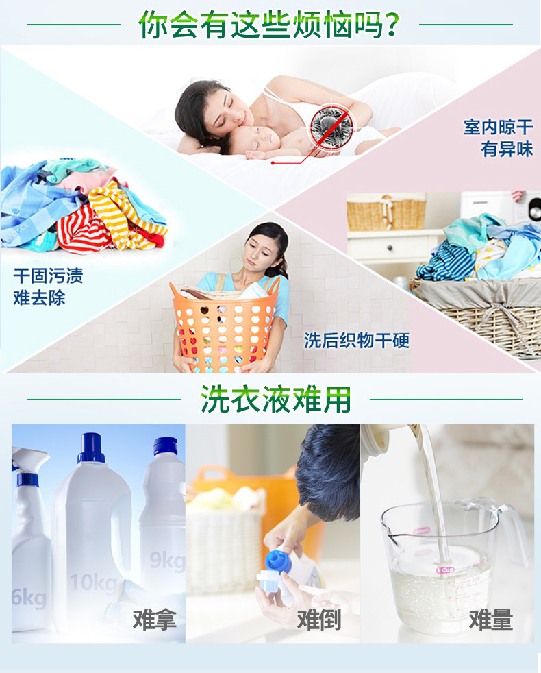 韵爽 40颗洗衣凝珠 320克 图4