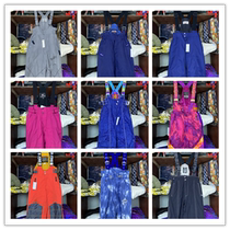 Vintage foreign trade brand outdoor mens and womens mountaineering winter bib ski pants waterproof snow pants B37