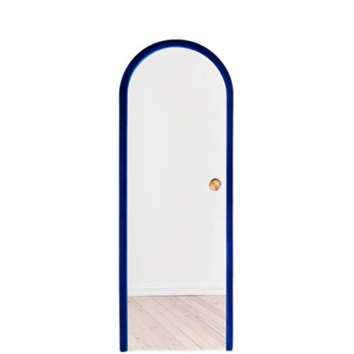 Nordic ins of Velvet Light Luxury Prading Mirror Arckes Личные творческие золотые притяжения -зеркало дизайнер зеркала