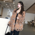 Hồng Kông-phong cách retro chic gió lười biếng ròng áo len đỏ cardigan lỗ lỏng khâu trung dài áo rất cổ tích 