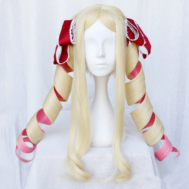 【Free Person】Re: Life in a Different World from Zero Beatrice Cosplay Wig with Pink Headwear