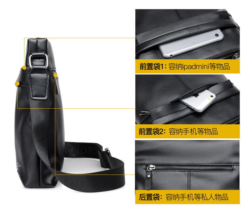 Kangaroo của Nam Giới Túi Vai Túi Người Đàn Ông của Túi Người Đàn Ông của Túi Túi Kinh Doanh Dọc Túi Casual Chữ Thập Túi Ba Lô túi xách vascara