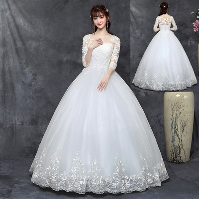 Large size wedding dress 200 catties plus fat, increase fat mm, thick arm meat trailer tail pregnant woman fat bride wedding service woman Large size wedding dress 200 catties plus fat, increase fat mm, thick arm meat trailer tail pregnant woman fat bride wedding service woman