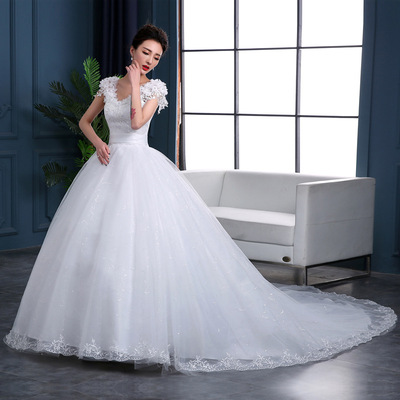 Large size wedding dress 200 catties plus fat, increase fat mm, thick arm meat trailer tail pregnant woman fat bride wedding service woman Large size wedding dress 200 catties plus fat, increase fat mm, thick arm meat trailer tail pregnant woman fat bride wedding service woman