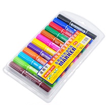 Hero 880-12 Color Big Double Head Oily Color Mark Pen pen Poster pen Macpen Macpen Pen-head pen