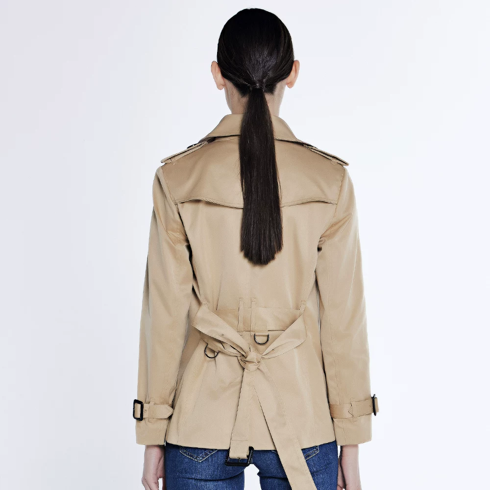 Осеннее trench coat, модная куртка, облегающий стиль